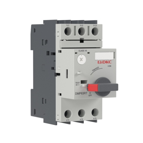 Автоматический выключатель защиты двигателя YON DMP63MT 16A 3P 50kA | код DMP63MT-0016 | DKC