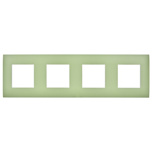 SKANDY Рамка 4-мест. SK-F04M мятн. IEK | код SK-M42-K06 | IEK фото 3