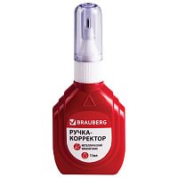 Ручка-корректор BRAUBERG, 13 мл, металлический наконечник, 226819 | код 226819 | BRAUBERG