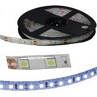 Светодиодная лента RUICHI, 5050, 300 LED, IP65, 12 В, цвет белый тёплый, длина 5 м | код 109750 | Ruichi