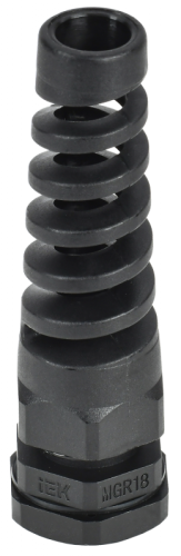 Сальник MGR 18 с гибким отводом d=5-10мм IP68 черный IEK | код YSA23-08-18-68-K02 | IEK Сальник MGR 18 с гибким отводом d=5-10мм IP68 черный IEK | код YSA23-08-18-68-K02 | IEK