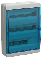 TEKFOR Корпус пласт. КМПн-54 IP65 син. прозр. дверь IEK | код TF5-KP72-N-54-65-K03-K07 | IEK