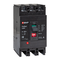 Автоматический выключатель LS63 15кА 3P 40А ProPact EKF | код mccb-63-15-3-40-ls | EKF