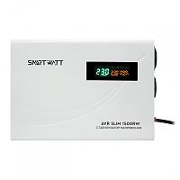 Настенный стабилизатор напряжения SMARTWATT AVR SLIM 1500RW | код 4512020310003 | SMARTWATT