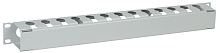 ITK Кабельный органайзер с крышкой 19" 1U серый | код CO35-1MCM | IEK