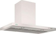Вытяжка каминная Elikor Квадра 90П-650-К3Д топленое молоко управление: кнопочное (1 мотор) | код 2020140 | ELIKOR