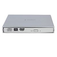 Внешний DVD-привод с интерфейсом USB 2.0 Gembird DVD-USB-02-SV пластик, серебро | код DVD-USB-02-SV | Gembird