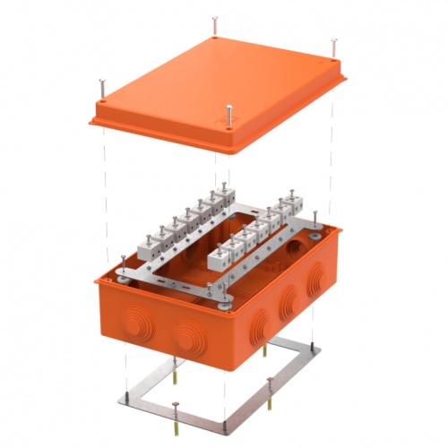 Коробка огнестойкая для о/п 40-0330-FR6.0-28 Е15-Е120 RAL2004 260х175х90 (7 шт/кор) Промрукав | код 40-0330-FR6.0-28 | ПРОМРУКАВ