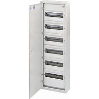 Щит металлический WRP12-6 (6х12 мод., 72мод., пластик. фальш-панель, IP30, наружн. исп.) | код 001101380 | ETI