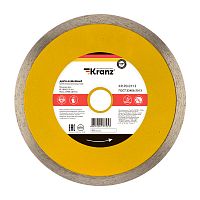 Диск алмазный отрезной сплошной 180x25.4/22.2x1.8x10 мм KRANZ | код KR-90-0113 | KRANZ