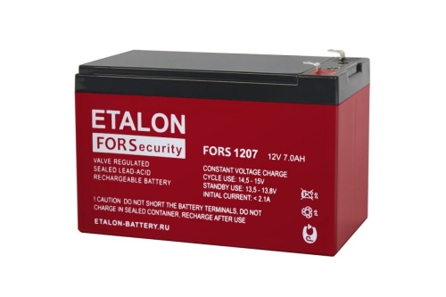 Аккумулятор 12В 7Ач (FORS 1207) | код. 200-12/007S | Etalon battery Аккумулятор 12В 7Ач (FORS 1207) | код. 200-12/007S | Etalon battery