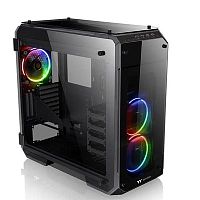 Корпус Thermaltake View 71 TG RGB черный без БП ATX 9x120mm 3x140mm 2xUSB2.0 2xUSB3.0 audio bott PSU | код 498936 | THERMALTAKE