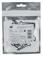 Дюбель-хомут 5х8мм для плоского кабеля нейлон черн. (уп.25шт) | код UDH14-05-08-025-K02 | IEK