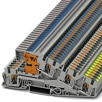 Заземляющие клеммы для выполнения проводки в зданиях PTI 4-PE/L/NT | код 3214047 | PHOENIX CONTACT