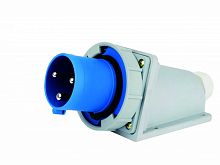 Вилка стац. 2Р+РЕ 16А 220В IP67 ВС-103 | код 26163DEK | DEKraft