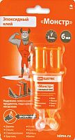 Клей эпоксидный Монстр, прозрачный, шприц, 6 мл TDM | код SQ0542-0006 | TDM