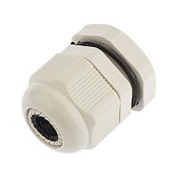 Кабельный ввод PG-16 (10-14 мм) серый | код 07-8016-02 | REXANT