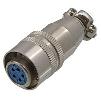 Разъём быстроразъёмный RUICHI XS9-5(Zn) cable jack, 5-ти контактый | код 106537 | Ruichi