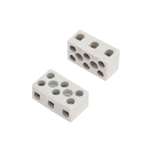Клемма керамическая винтовая КВ 4 мм кв 3 пары контактов с крепежным отверстием (100 шт./уп.) REXANT | код 07-6225 | REXANT Клемма керамическая винтовая КВ 4 мм кв 3 пары контактов с крепежным отверстием (100 шт./уп.) REXANT | код 07-6225 | REXANT