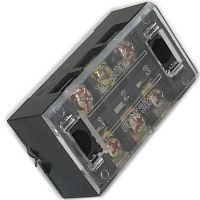 Клеммная колодка винтовая с крышкой RUICHI TB-3503, 6 контактов, М4, 35 А, 600 В, 8 AWG, 10 мм2, корпус пластик модифицированный | код 65280 | Ruichi