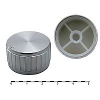 Ручка приборная RUICHI 30X17BL, на вал с зубцами | код 85164 | Ruichi