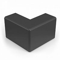 Внешний угол 40х16 черный (4 шт/комп) Промрукав | код PR08.12884 | ПРОМРУКАВ