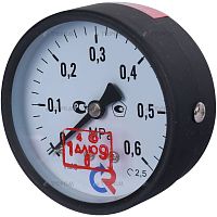 Манометр общетехнический осевой ТМ-310Т.00 0...0,6 МРа 1/4' 150С кл.2.5 | код 00000008921 | РОСМА