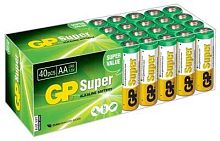 Батарея GP Super Alkaline 15A LR6 AA (40шт) | код 415119 | GP