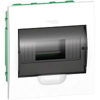 Распределительный шкаф Easy9 8 мод., IP40, встраиваемый, пластик, прозрачная дверь | код. EZ9E108S2FRU | Schneider Electric