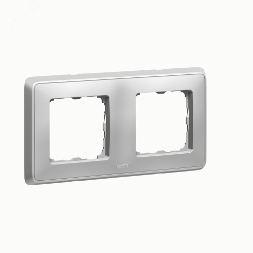 Cariva DIY Рамка 2 поста алюминий | код 695974 | Legrand Cariva DIY Рамка 2 поста алюминий | код 695974 | Legrand