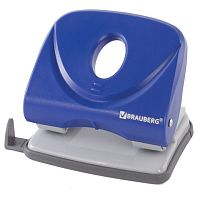 Дырокол BRAUBERG Original, до 25 листов, синий, 222543 | код 222543 | BRAUBERG