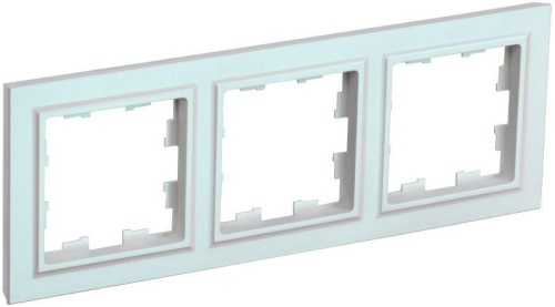 BRITE Рамка 3-местная РУ-3-БрЖ жемчуг | код BR-M32-K36 | IEK