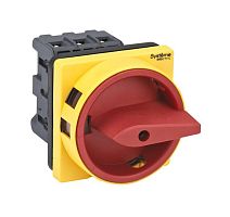 ВЫКЛЮЧАТЕЛЬ-РАЗЪЕДИНИТЕЛЬ 3P 32A С КРАСНОЙ РУКОЯТКОЙ НА ДВЕРЦУ 4 ВИНТАМИ | код MSD32310R | Systeme Electric