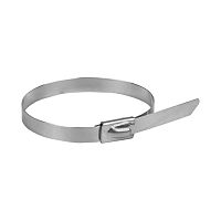 Хомут AISI 304 из нержавеющей стали, 4,6x150 (10 шт,) FlexLock PROxima | код plc-fl-tss-304-4.6x150-r | EKF