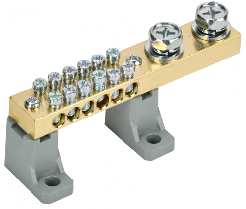 Шина N ноль на двух угл. изол. 200А ШНИ-10х18-12-L2-С IEK | код YNN30-12-C2-K03 | IEK Шина N ноль на двух угл. изол. 200А ШНИ-10х18-12-L2-С IEK | код YNN30-12-C2-K03 | IEK