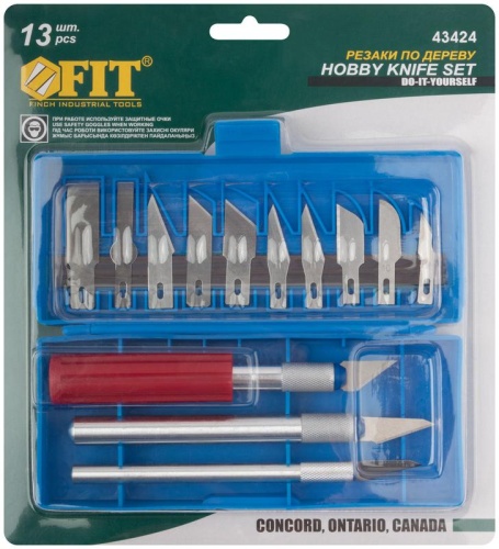 Резаки по дереву в наборе 13 шт | код 43424 | FIT фото 3
