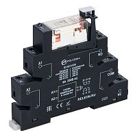 RM3.52.0.115.01 Интерфейсный модуль реле, 2 перекидных контакта 8А (~/= 110-115В AC/DC) винтовые зажимы, прозрачный корпус реле | код RM352011501 | РЕЛЕОН