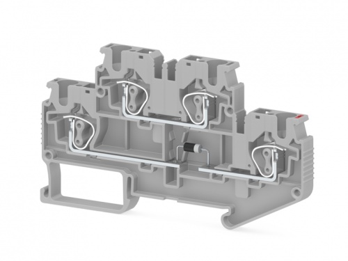 312 049, Пружинная клемма серии SRD 4-2FD-L (Серый) | код 0.0.0.3.12049 | KLEMSAN 312 049, Пружинная клемма серии SRD 4-2FD-L (Серый) | код 0.0.0.3.12049 | KLEMSAN