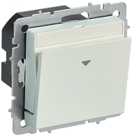 BRITE Выключ. карточный 30А ВС10-1-8-БрЖ жемч. IEK | код BR-V11-0-10-K36 | IEK