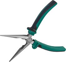 P1118 Длинногубцы прямые с двухкомпонентными рукоятками, 200 мм | код P1118 | JONNESWAY