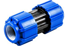 Муфта ПНД компрессионная 25 | код 50010025 | Политэк