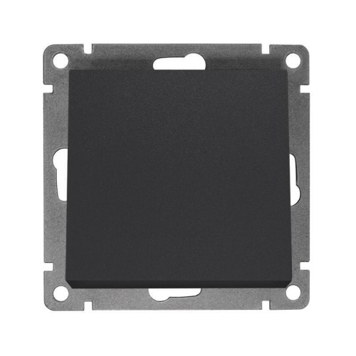 Выключатель 1-кл. СП Афина 10А IP20 механизм графит | код A0021-Gr | Universal Выключатель 1-кл. СП Афина 10А IP20 механизм графит | код A0021-Gr | Universal