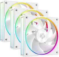 Вентилятор для корпуса ID-Cooling AF-127-ARGB-W Trio ARGB 120х120x27 белый 4-pin 30дБ (упак.:3шт) Ret | код 2004801 | ID-COOLING