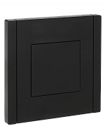 FORTE&PIANO Заглушка с суппортом FP141 чер. IEK | код FP-PL10-K02 | IEK