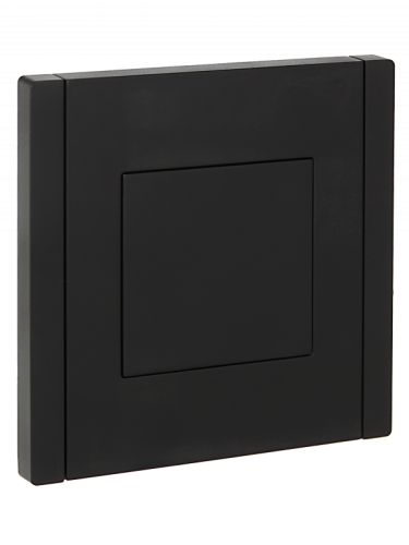 FORTE&PIANO Заглушка с суппортом FP141 чер. IEK | код FP-PL10-K02 | IEK