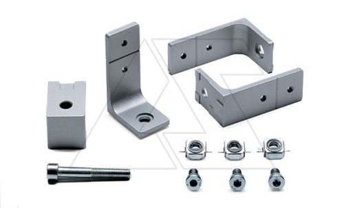 Уголки для крепления С-образной рейки WTSU-001 (3шт) и компенсационный упор | код WTSQ-005 | ETA Уголки для крепления С-образной рейки WTSU-001 (3шт) и компенсационный упор | код WTSQ-005 | ETA