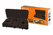 Плитка газовая трёхконфорочная, ГП-3, коричневая, TDM | код SQ2515-0009 | TDM