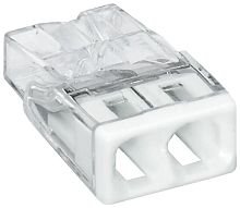 Клемма универ. строит.-монтаж. 2-проводная 0.75-2.5мм2 (аналог 2273-202), шт | код EU-202 | SUPU