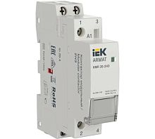 ARMAT Контактор модульный KMR 20А 230В AC 2НЗ IEK | код AR-KMR10-020-02-230 | IEK