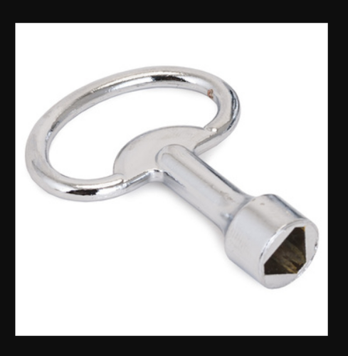 Ключ трехгранный к замку для электрощитов, панелей и дверок оборудования, АЛЛЮР 705-1 хром | код 6552 | ПТК Ключ трехгранный к замку для электрощитов, панелей и дверок оборудования, АЛЛЮР 705-1 хром | код 6552 | ПТК